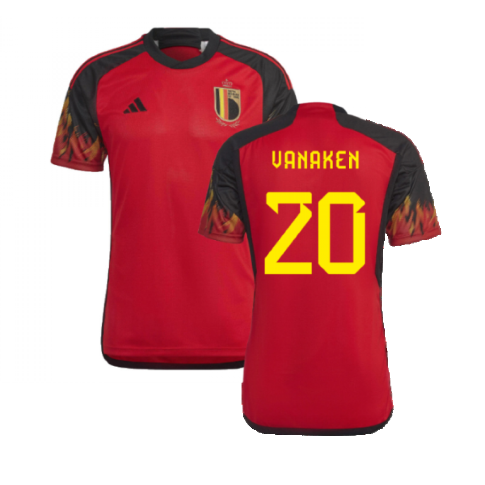 2022-2023 Belgium Home Shirt (Vanaken 20)