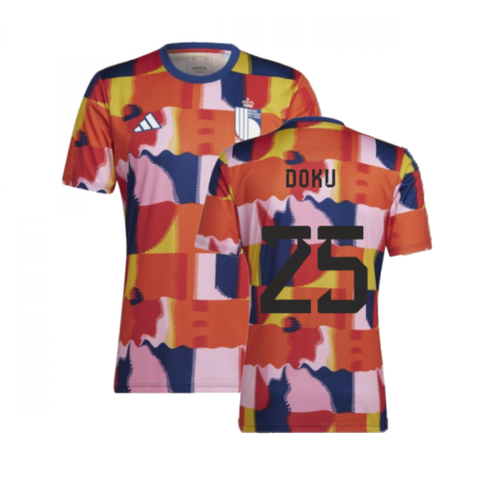 2022-2023 Belgium Pre-Match Shirt (Doku 25)