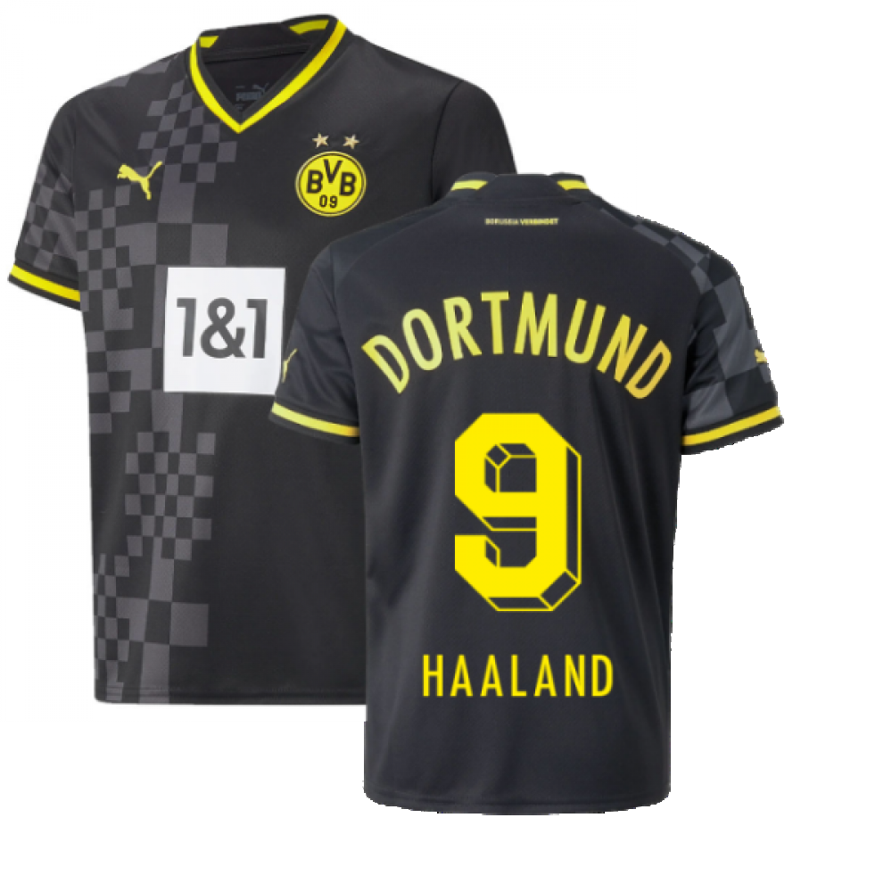 2022-2023 Borussia Dortmund Away Shirt (Kids) (HAALAND 9)