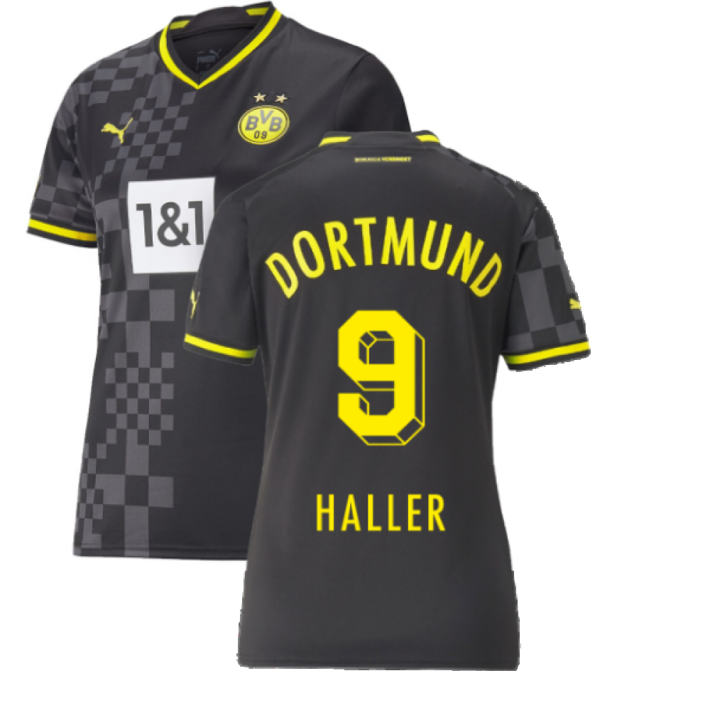 2022-2023 Borussia Dortmund Away Shirt (Ladies) (HALLER 9)