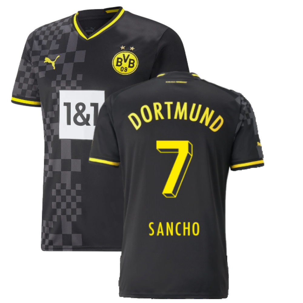 2022-2023 Borussia Dortmund Away Shirt (SANCHO 7)