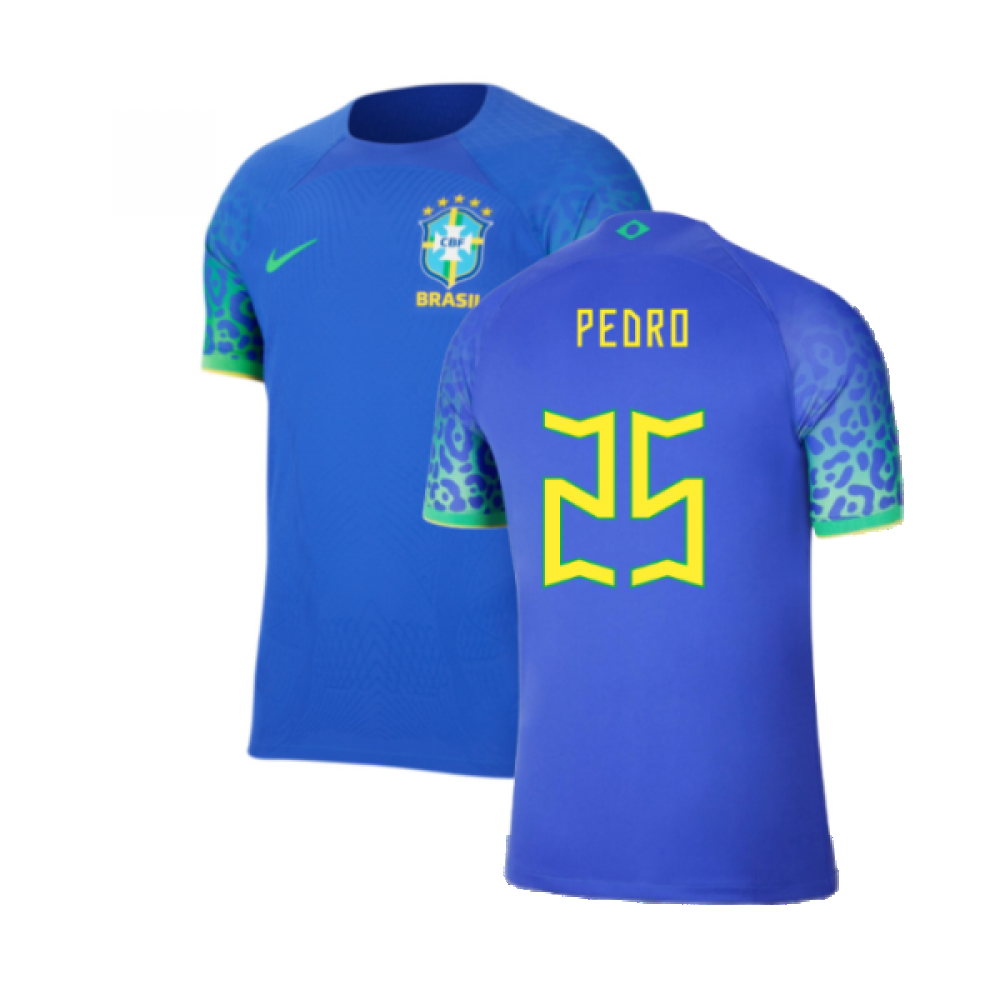 2022-2023 Brazil Away Dri-Fit ADV Vapor Shirt (Pedro 25)