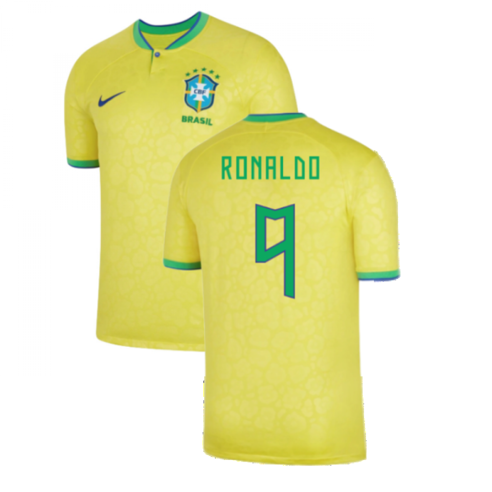 2022-2023 Brazil Home Shirt (RONALDO 9)