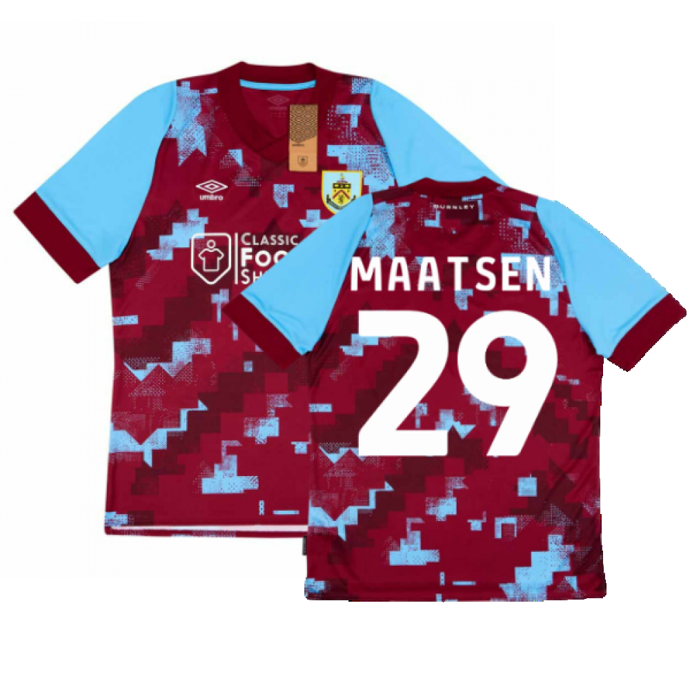 2022-2023 Burnley Home Shirt (Kids) (MAATSEN 29)