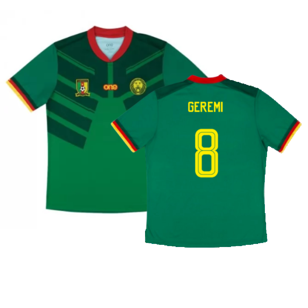 2022-2023 Cameroon Home Pro Shirt (Kids) (GEREMI 8)