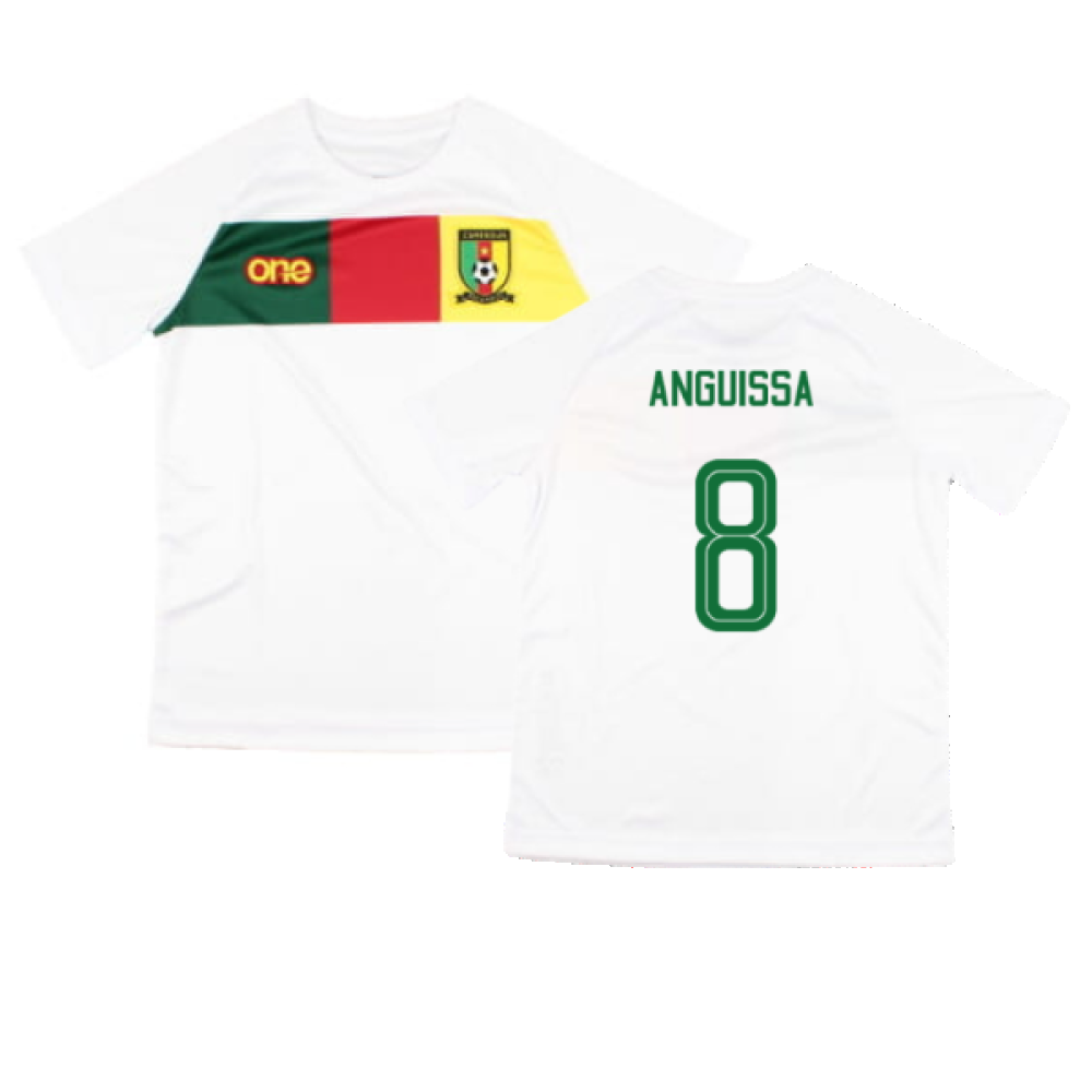 2022-2023 Cameroon Training Tee (White) - Kids (ANGUISSA 8)