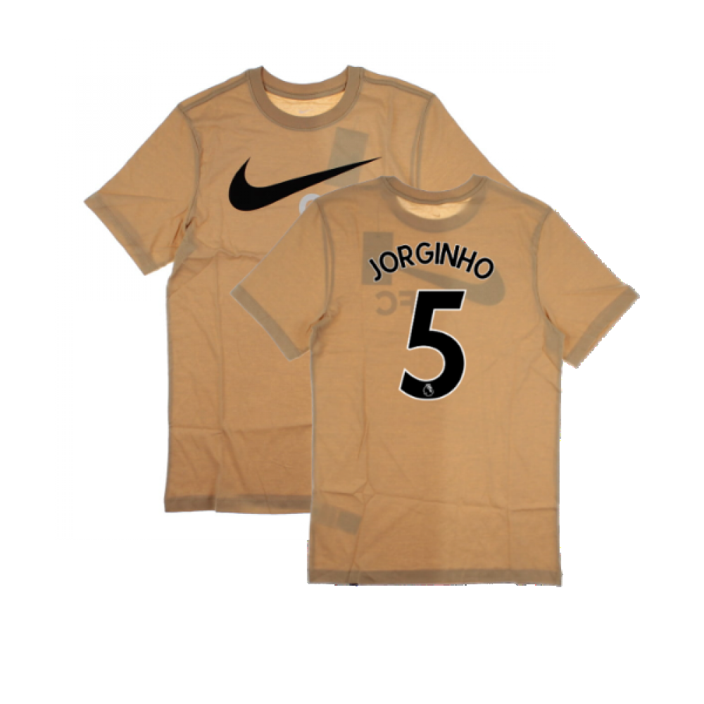 2022-2023 Chelsea Swoosh Tee (Beige) (JORGINHO 5)