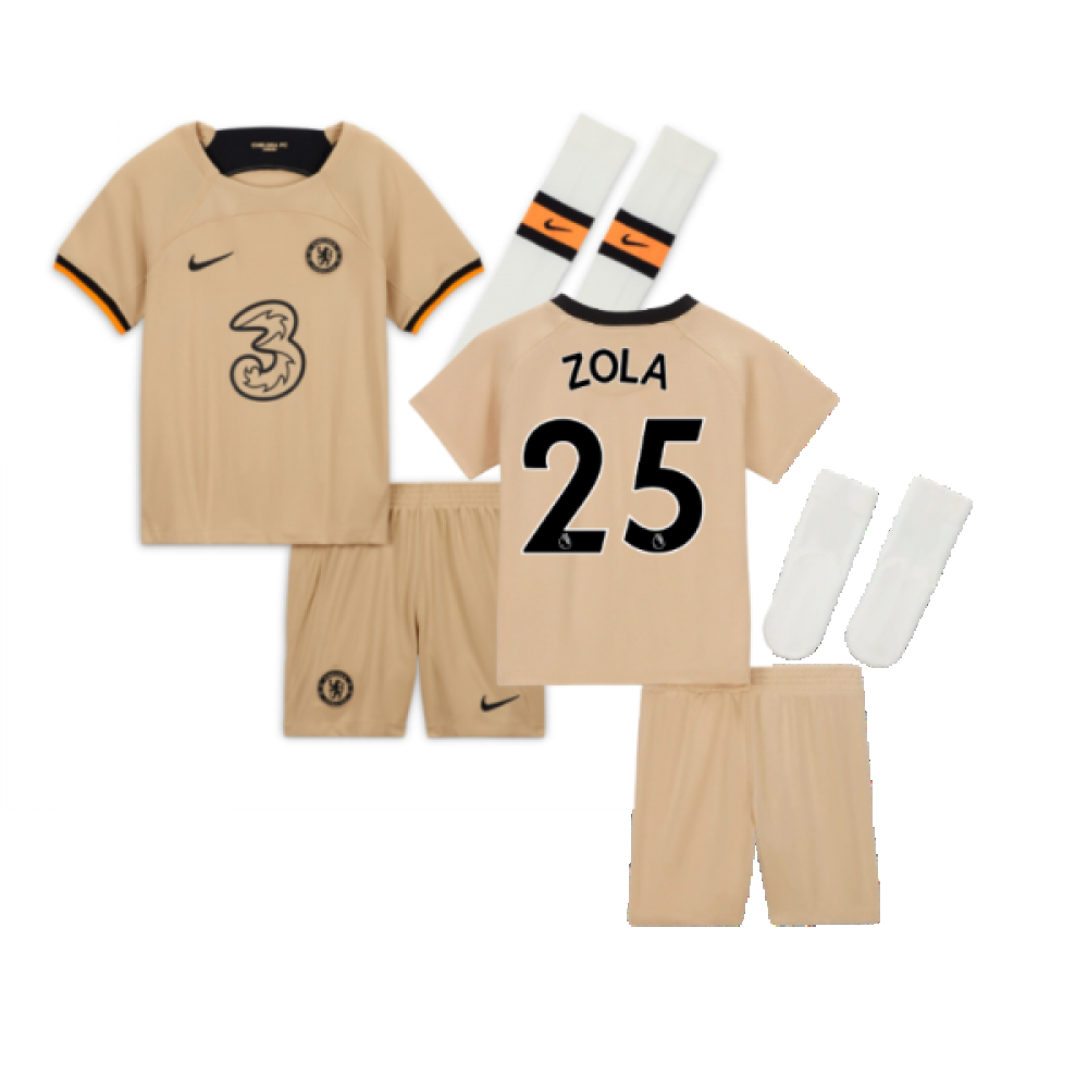 2022-2023 Chelsea Third Little Boys Mini Kit (ZOLA 25)