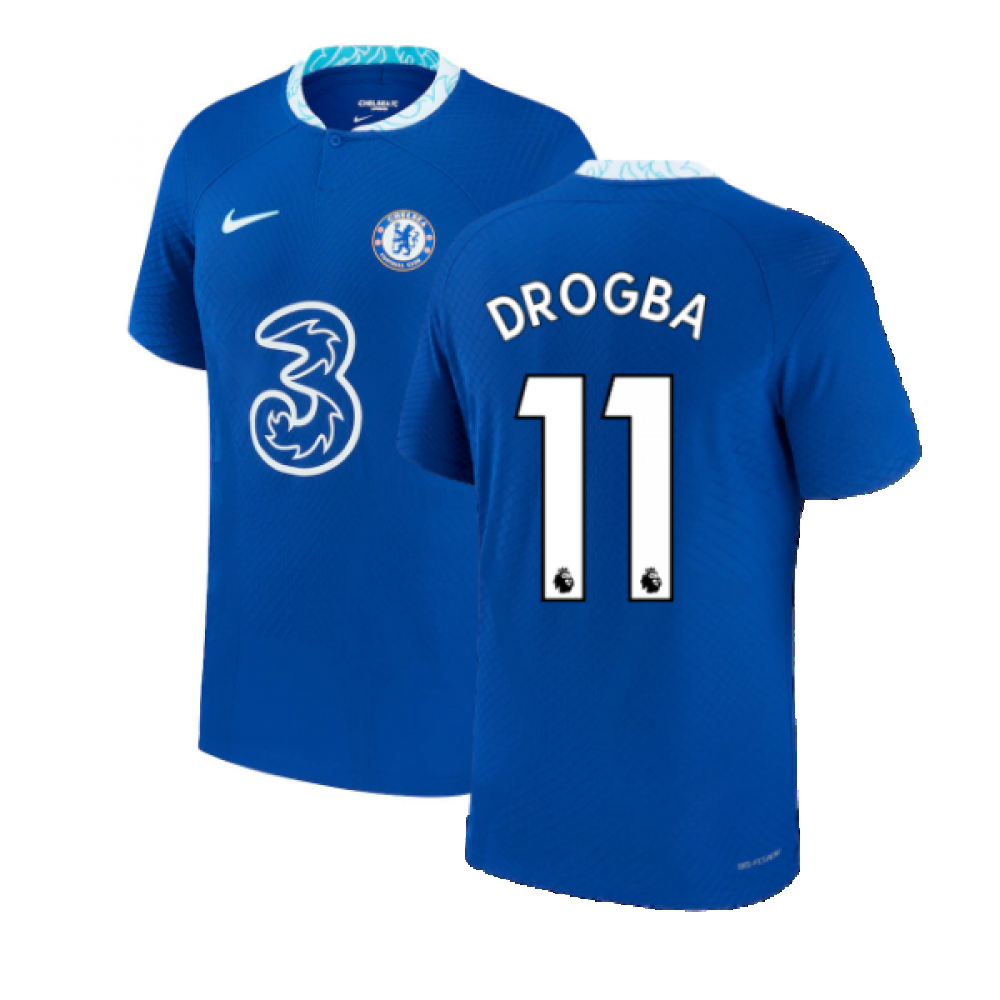 2022-2023 Chelsea Vapor Match Home Shirt (DROGBA 11)