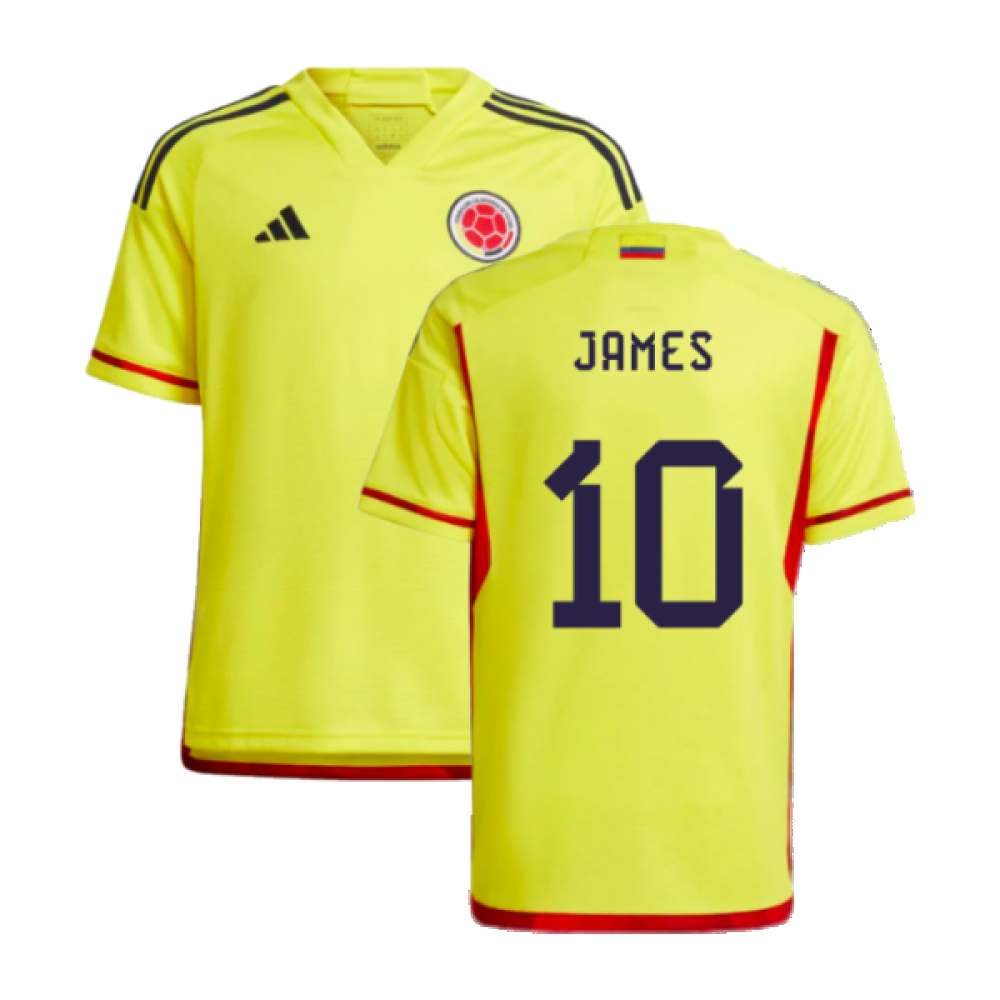 2022-2023 Colombia Home Shirt (Kids) (JAMES 10)