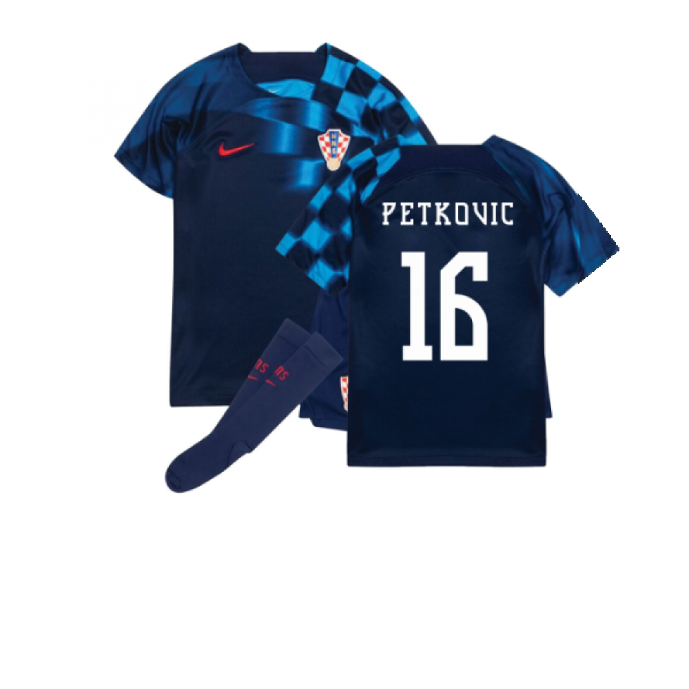 2022-2023 Croatia Away Mini Kit (Petkovic 16)