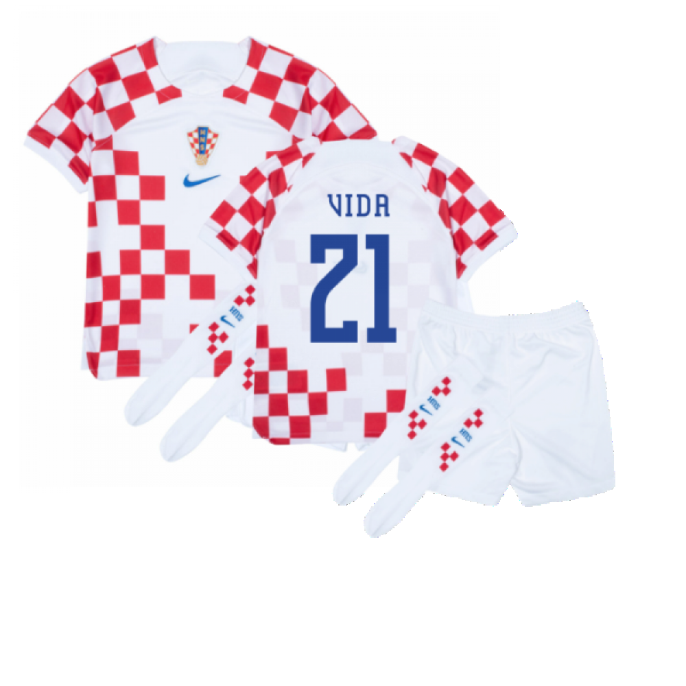 2022-2023 Croatia Home Mini Kit (Vida 21)