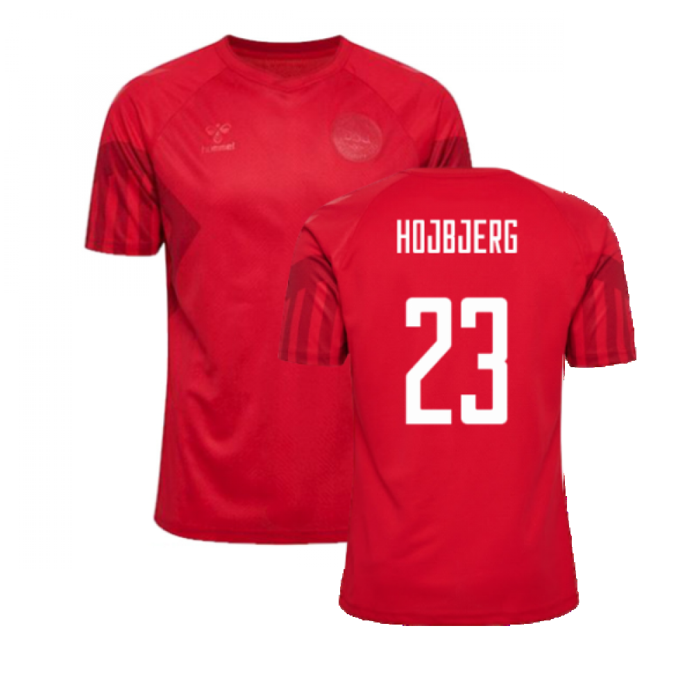 2022-2023 Denmark Home Jersey (Hojbjerg 23)