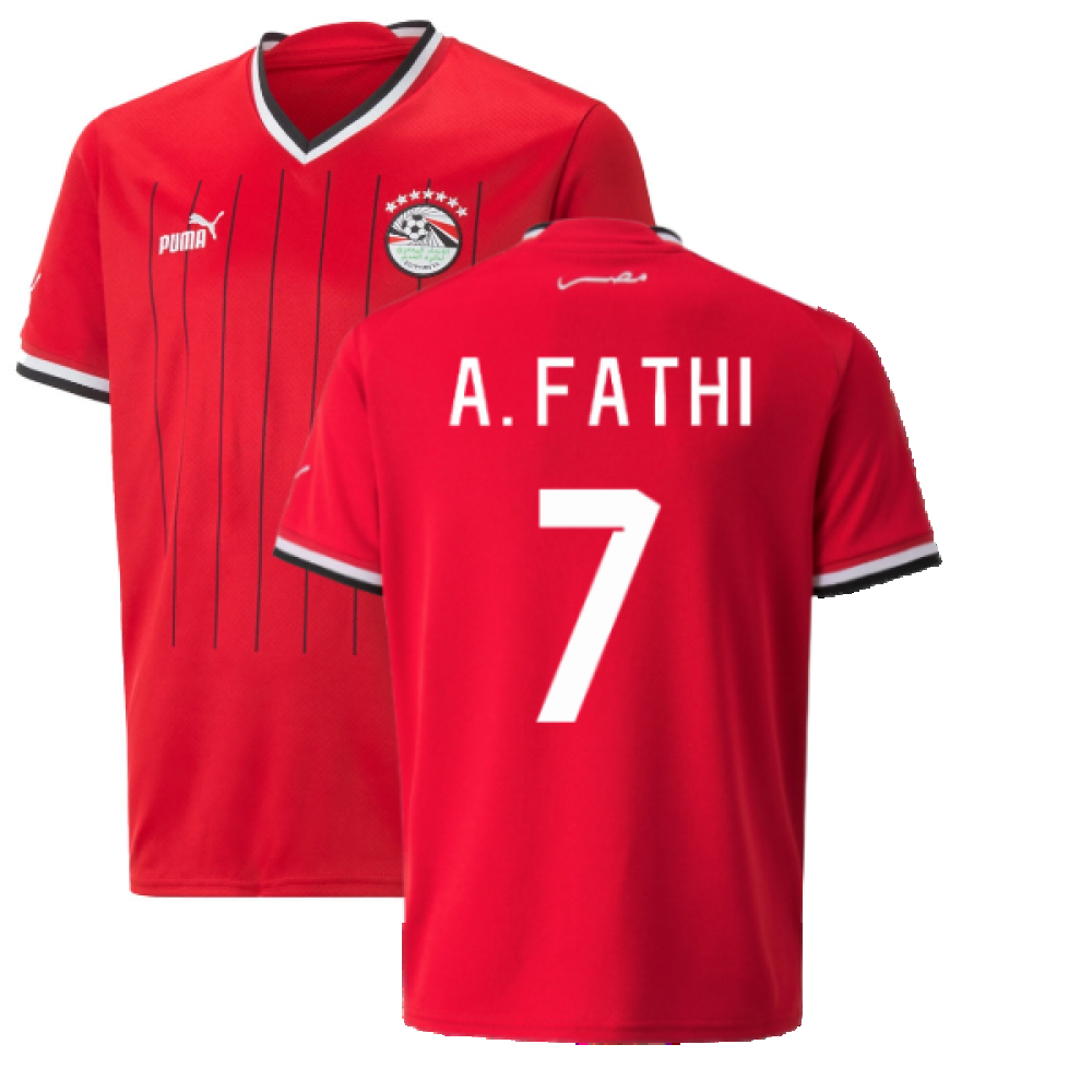 2022-2023 Egypt Home Shirt (Kids) (A. FATHI 7)