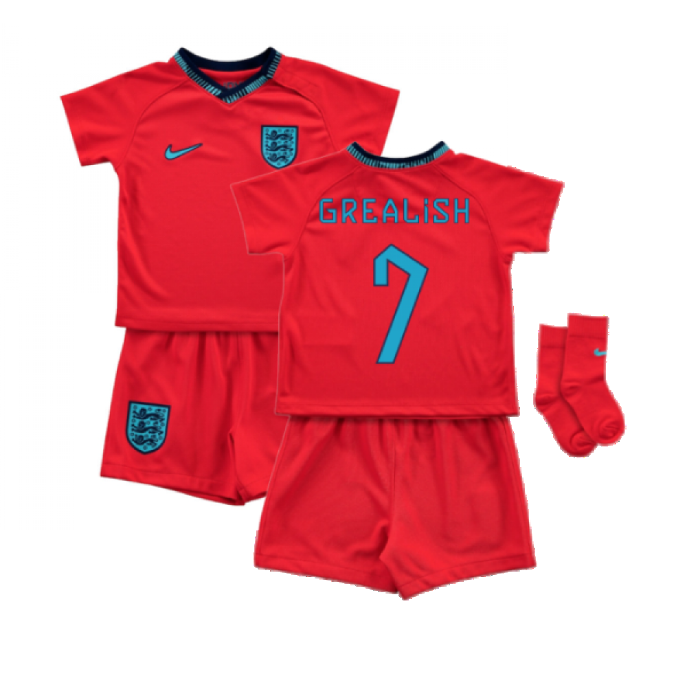 2022-2023 England Away Baby Kit (Infants) (Grealish 7)