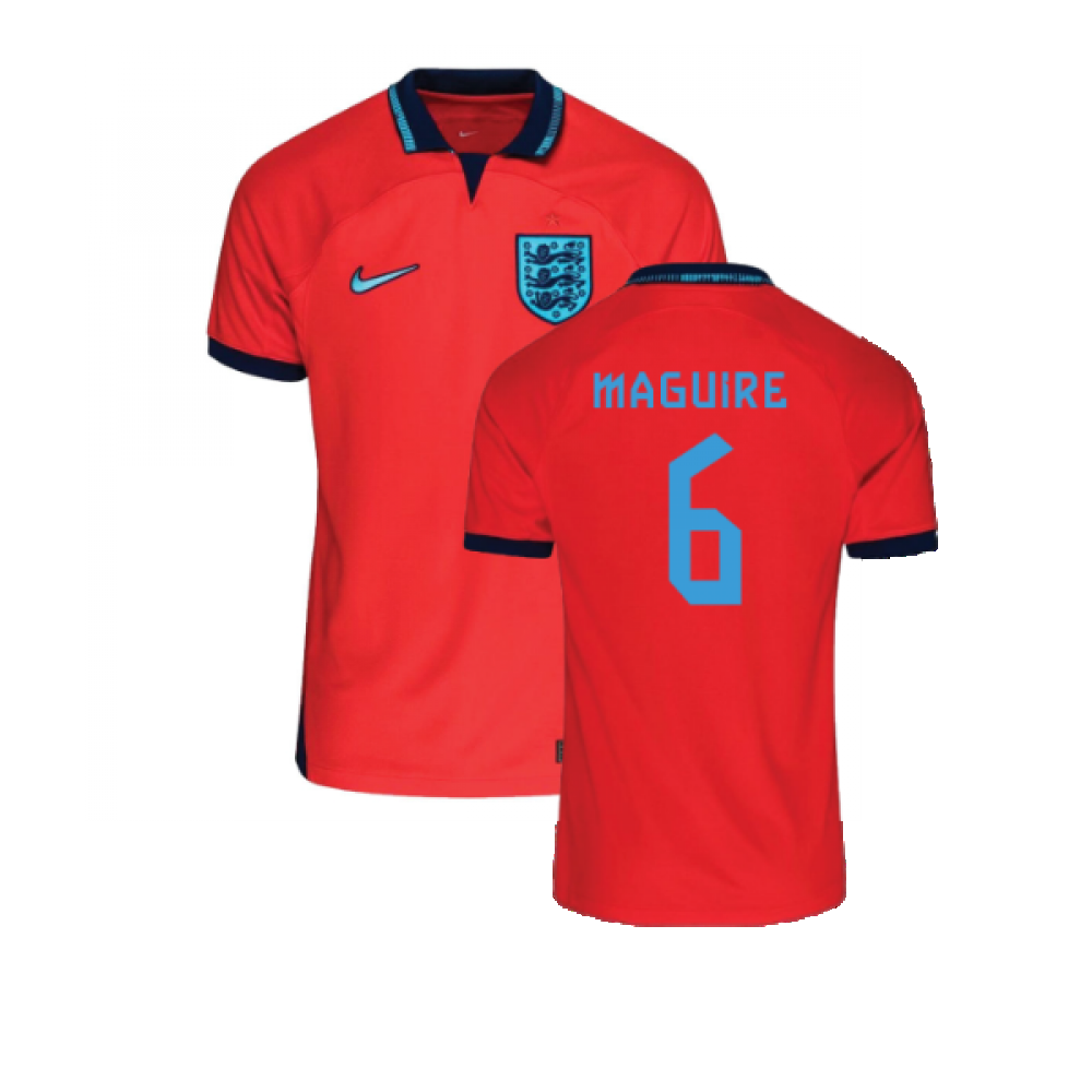 2022-2023 England Away Shirt (Kids) (Maguire 6)