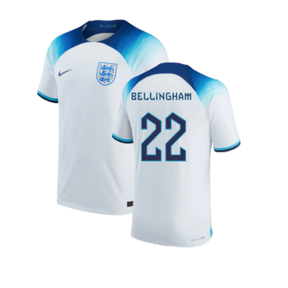 2022-2023 England Home Match Vapor Shirt (Bellingham 22)