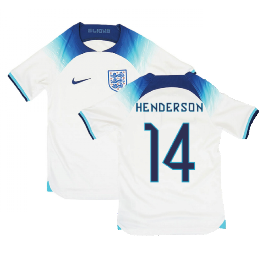 2022-2023 England Home Shirt (Kids) (HENDERSON 14)