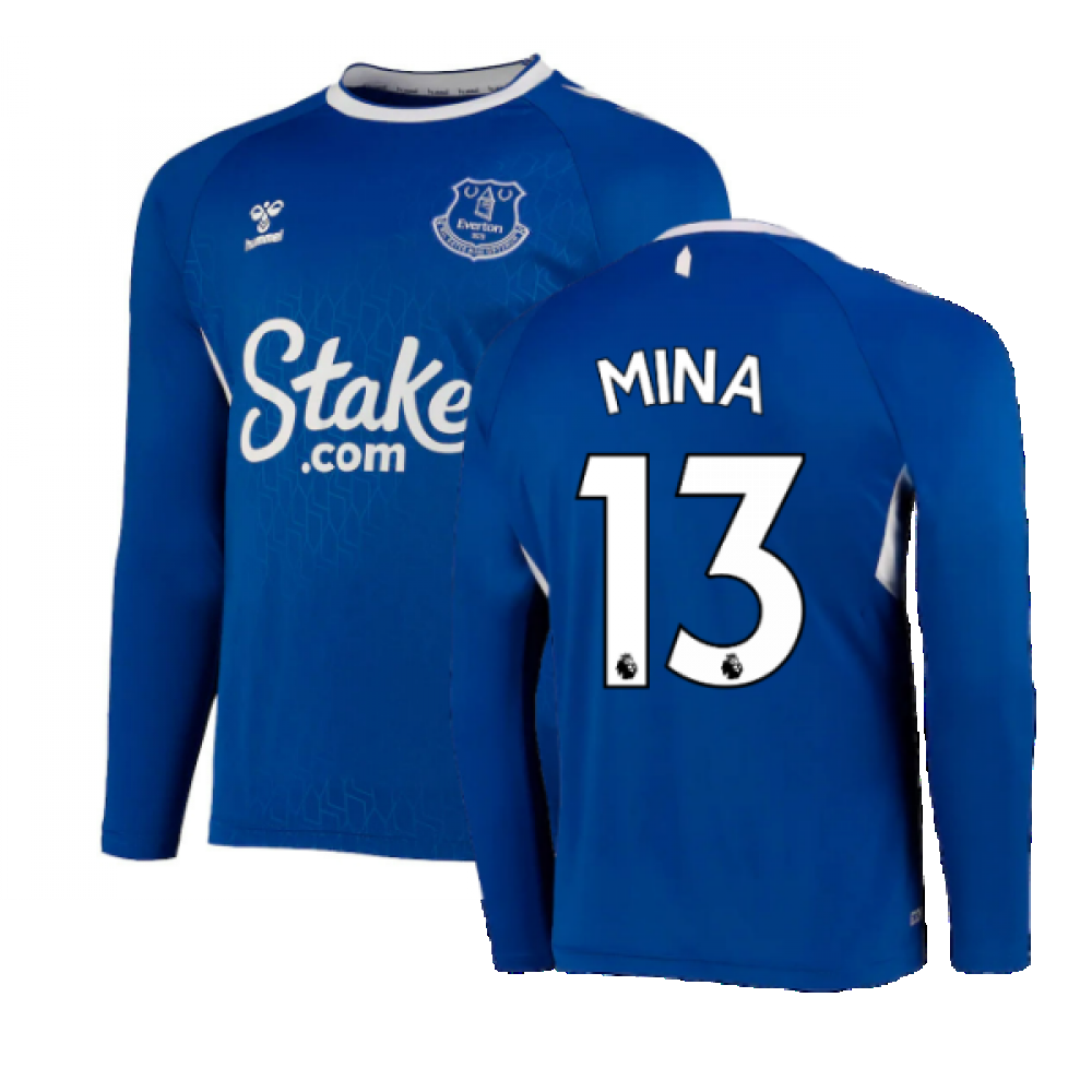 2022-2023 Everton Home Long Sleeve Shirt (MINA 13)