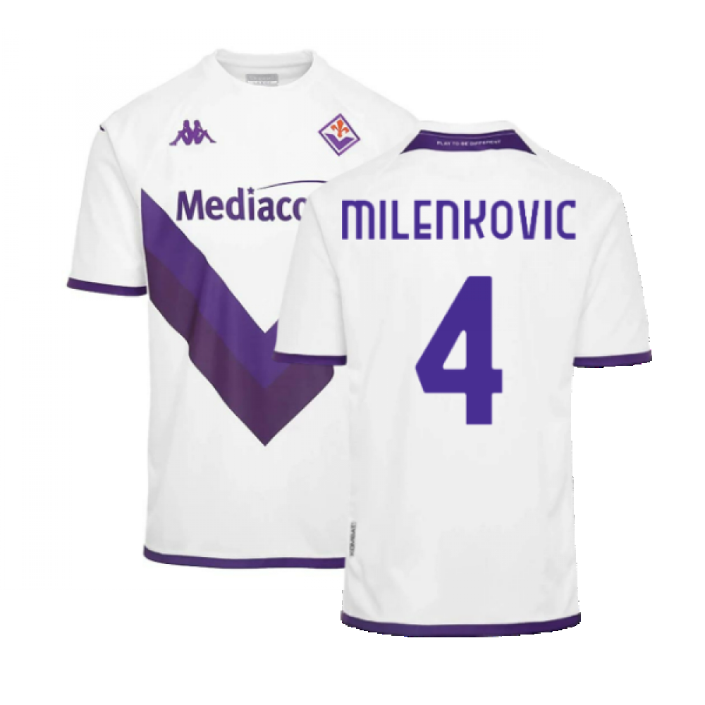 2022-2023 Fiorentina Away Shirt (MILENKOVIC 4)