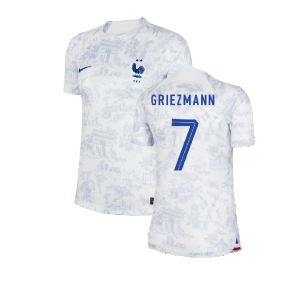 2022-2023 France Away Shirt (Ladies) (Griezmann 7)