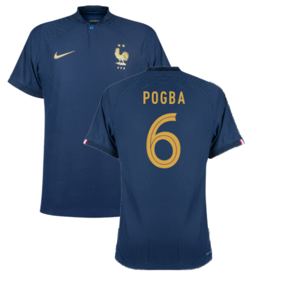 2022-2023 France Match Home Player Issue Shirt (POGBA 6)