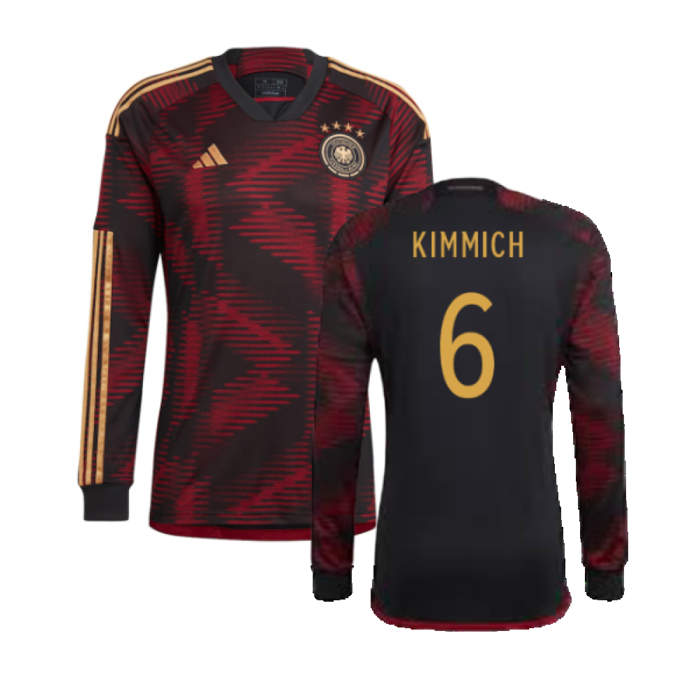 2022-2023 Germany Long Sleeve Away Shirt (Kimmich 6)