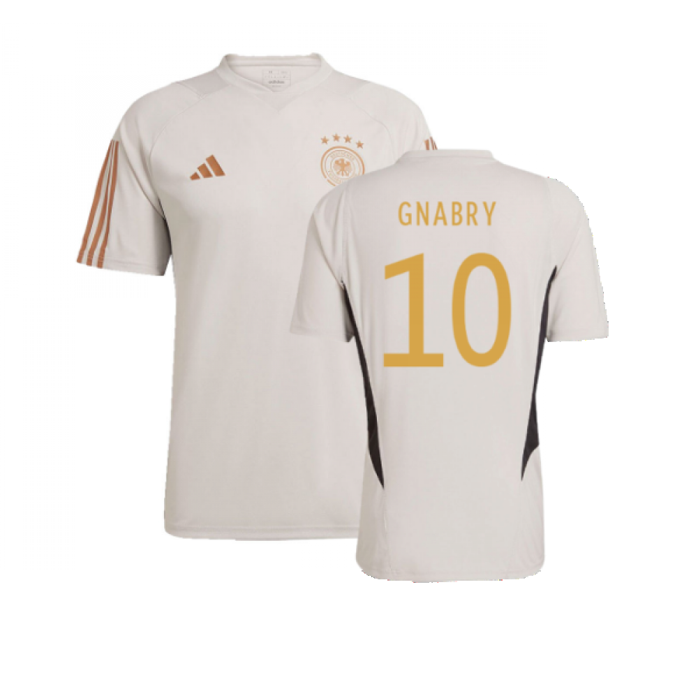 2022-2023 Germany Training Jersey (Alumina) (GNABRY 10)