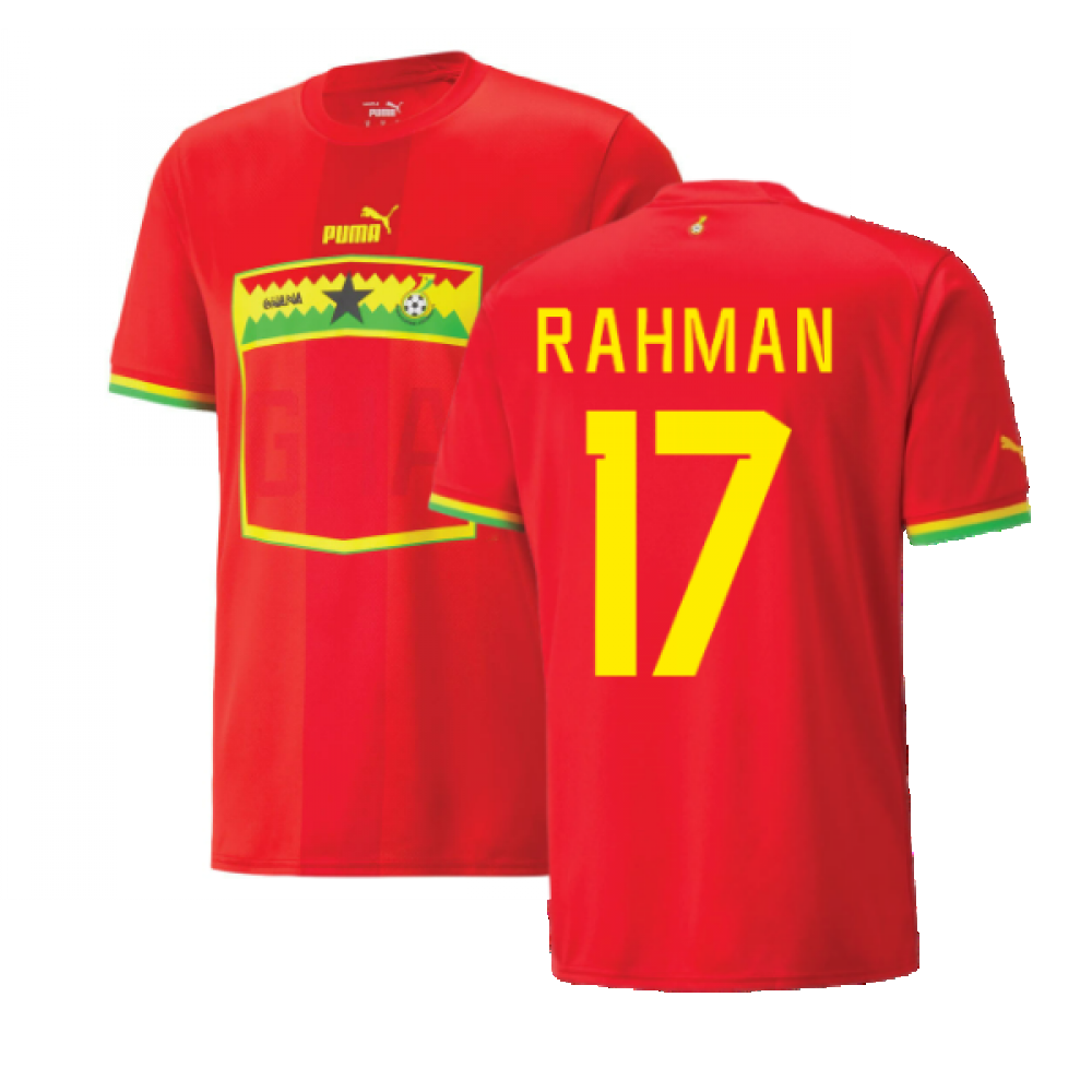 2022-2023 Ghana Away Shirt (RAHMAN 17)