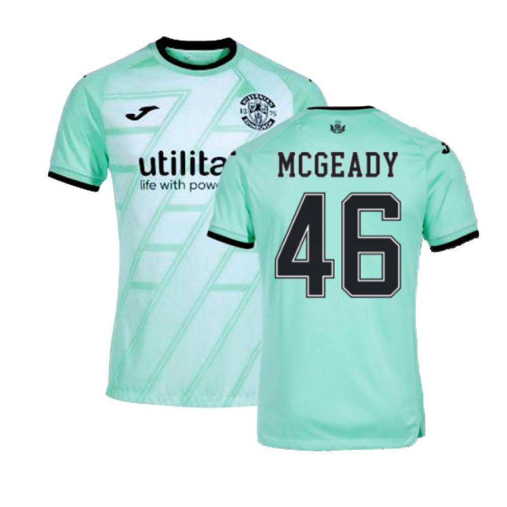 2022-2023 Hibernian Away Shirt (MCGEADY 46)