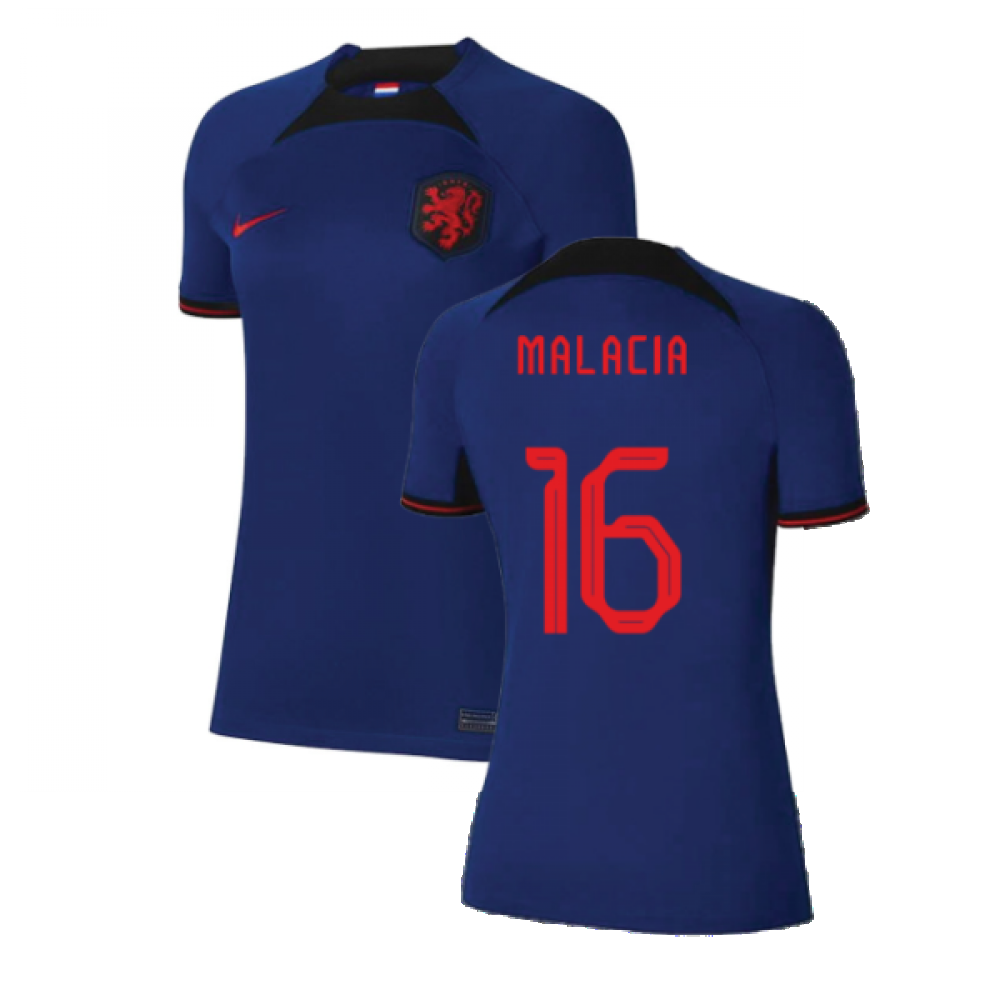 2022-2023 Holland Away Shirt (Ladies) (Malacia 16)