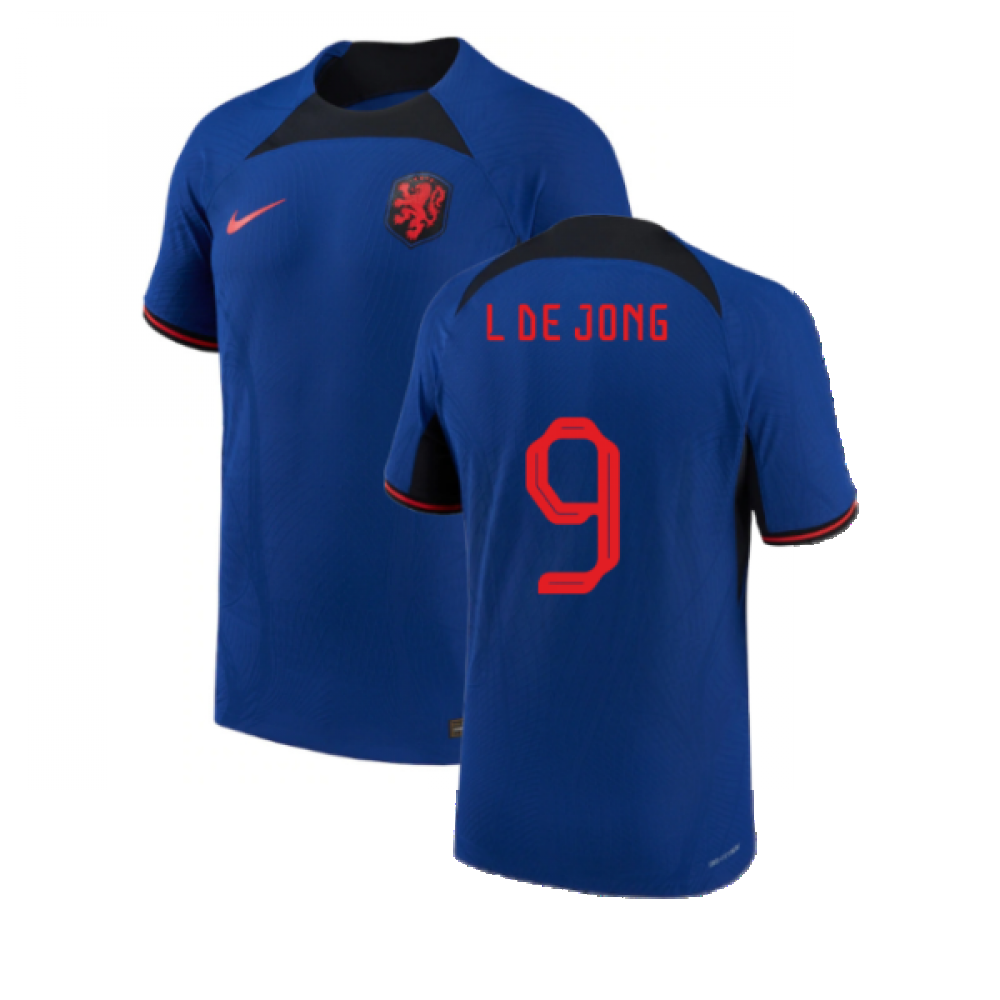 2022-2023 Holland Away Vapor Shirt (L De Jong 9)