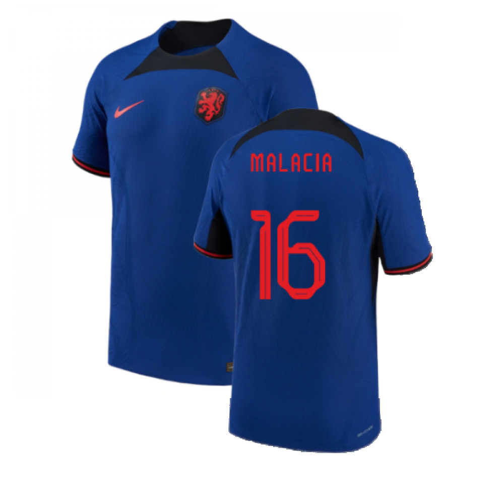 2022-2023 Holland Away Vapor Shirt (Malacia 16)