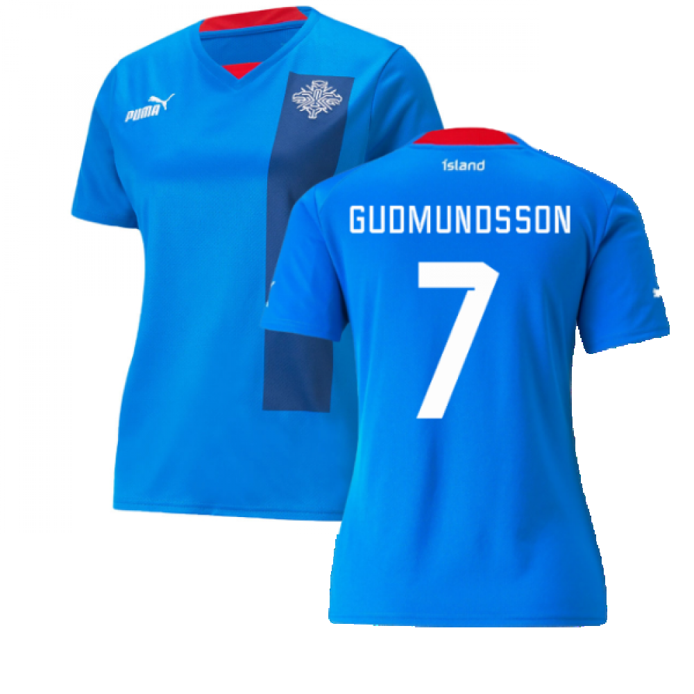 2022-2023 Iceland Home Shirt (Ladies) (GUDMUNDSSON 7)