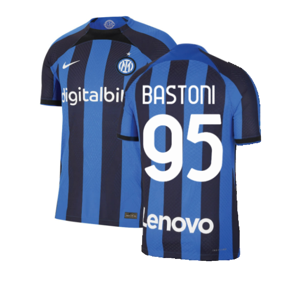 2022-2023 Inter Milan Home Jersey (BASTONI 95)