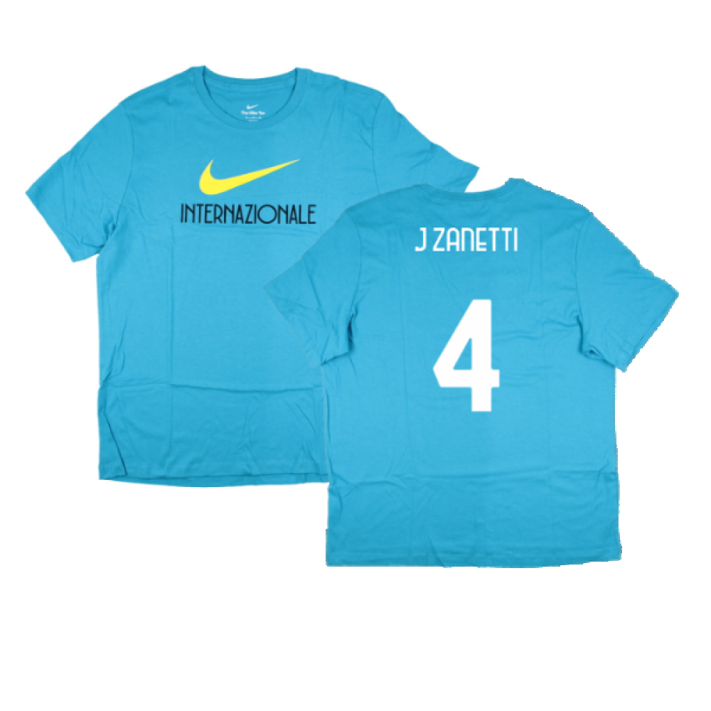 2022-2023 Inter Milan Swoosh Tee (Blue) (J ZANETTI 4)