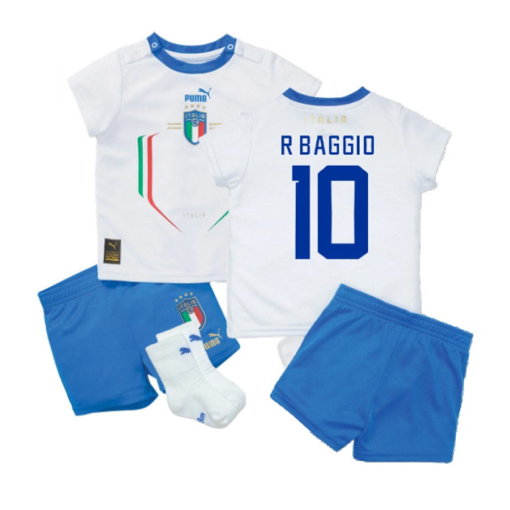 2022-2023 Italy Away Baby Kit (R BAGGIO 10)