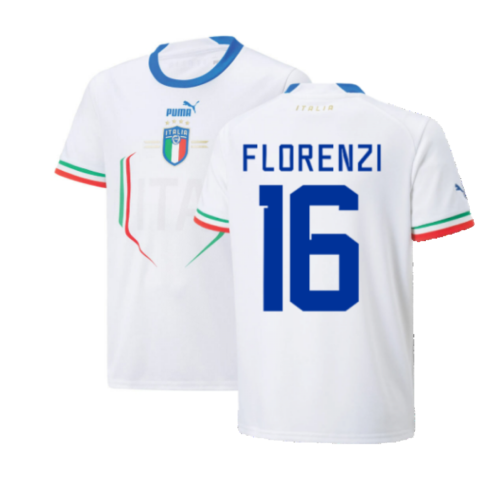 2022-2023 Italy Away Shirt (Kids) (FLORENZI 16)