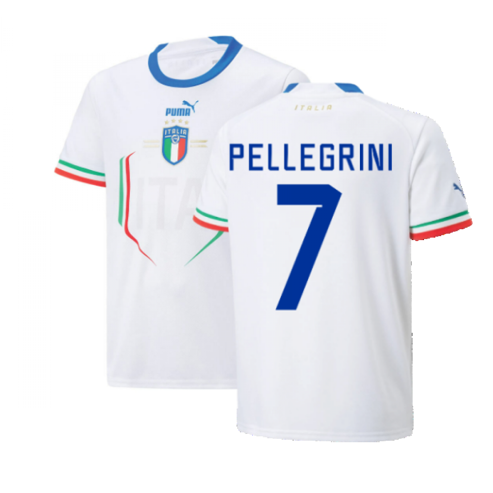 2022-2023 Italy Away Shirt (Kids) (PELLEGRINI 7)