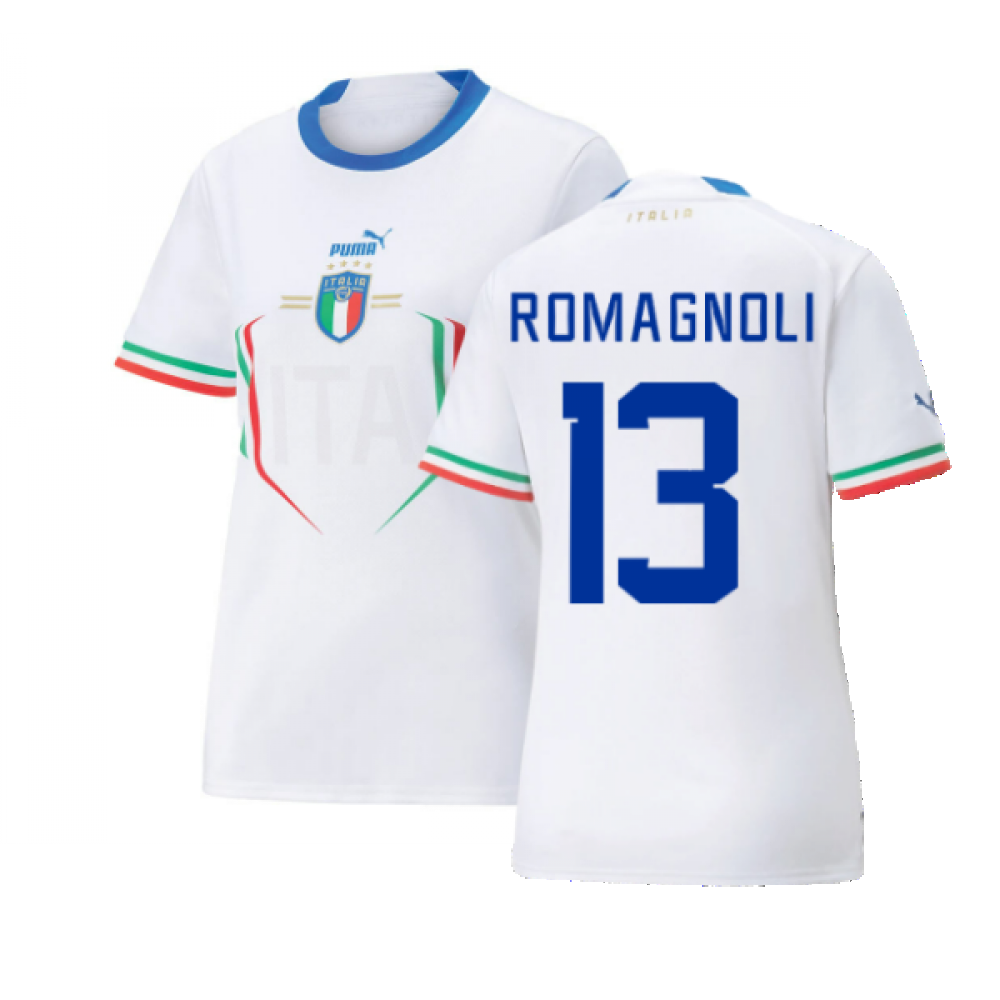 2022-2023 Italy Away Shirt (Ladies) (ROMAGNOLI 13)