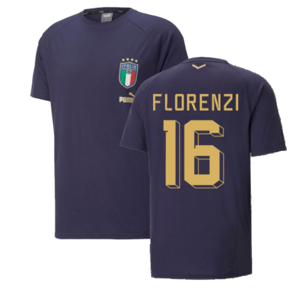 2022-2023 Italy Coach Casuals Tee (Peacot) (FLORENZI 16)