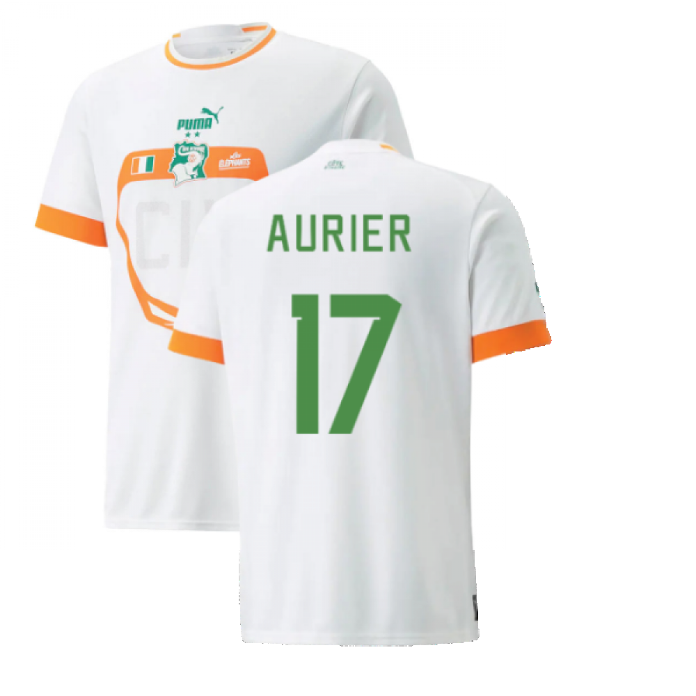 2022-2023 Ivory Coast Away Shirt (AURIER 17)