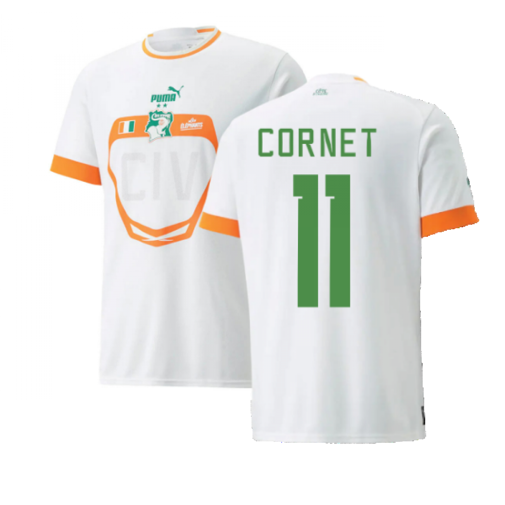 2022-2023 Ivory Coast Away Shirt (CORNET 11)