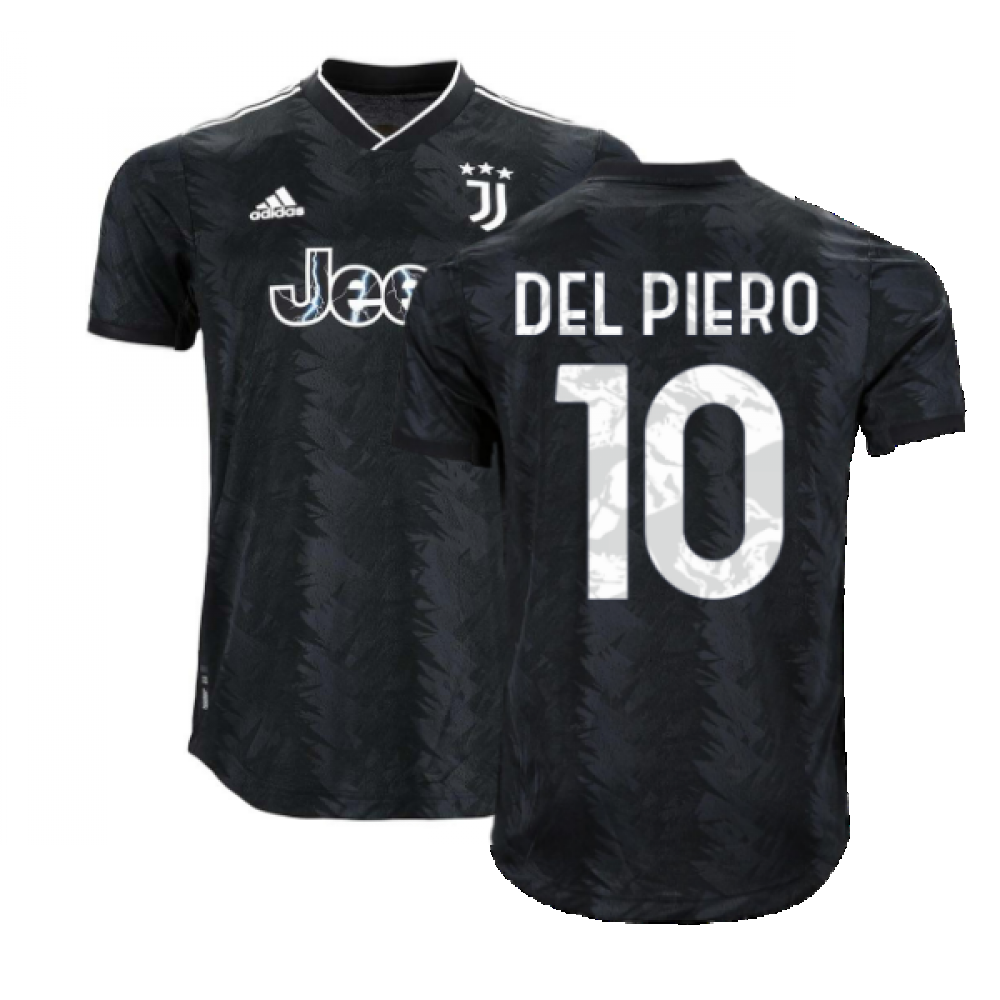 2022-2023 Juventus Authentic Away Shirt (DEL PIERO 10)