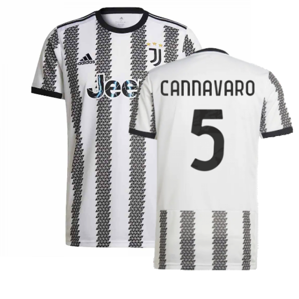 2022-2023 Juventus Home Shirt (Kids) (CANNAVARO 5)