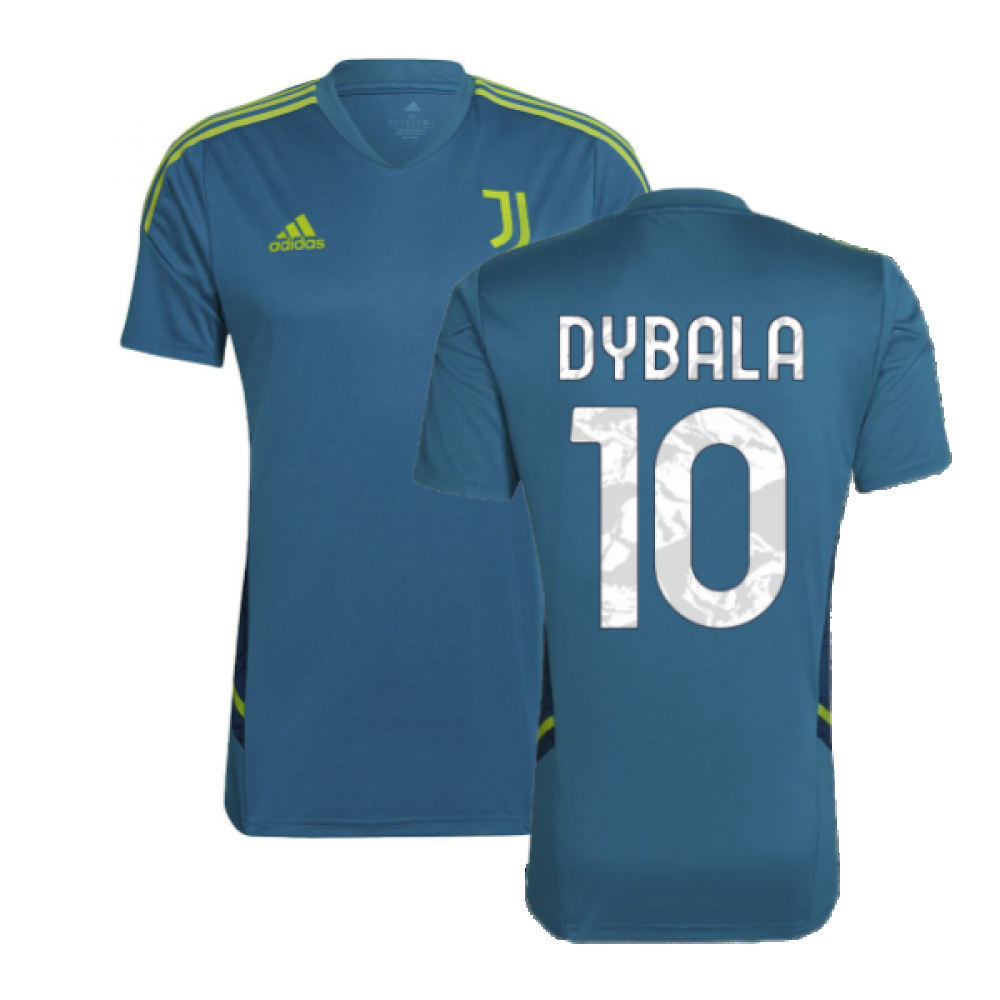 2022-2023 Juventus Training Shirt (Active Teal) (DYBALA 10)