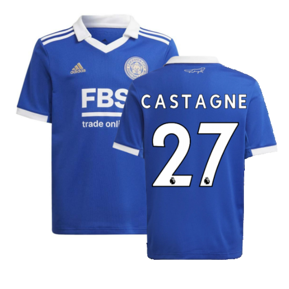 2022-2023 Leicester City Home Shirt (Kids) (CASTAGNE 27)