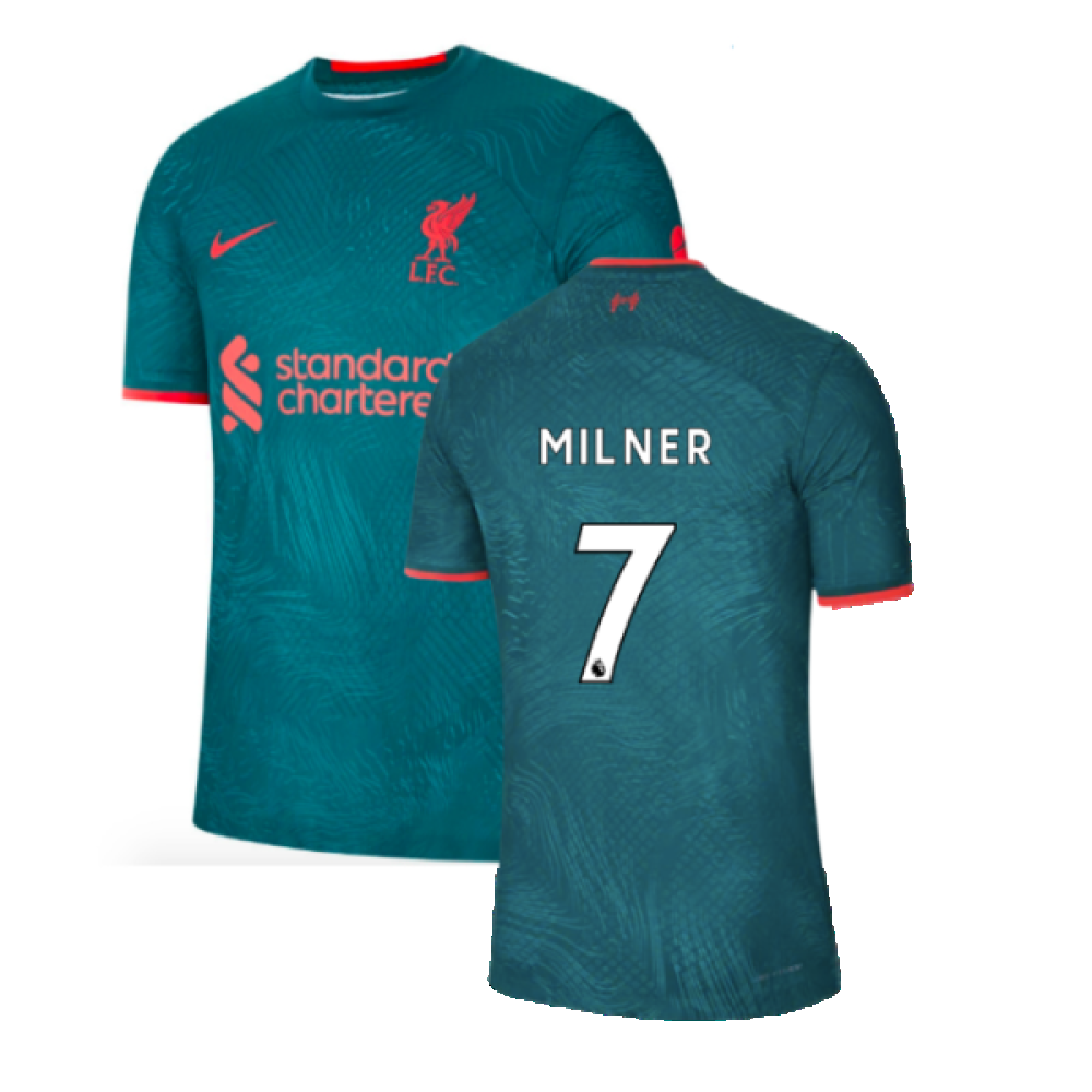 2022-2023 Liverpool Third Match DFADV Vapor Shirt (MILNER 7)