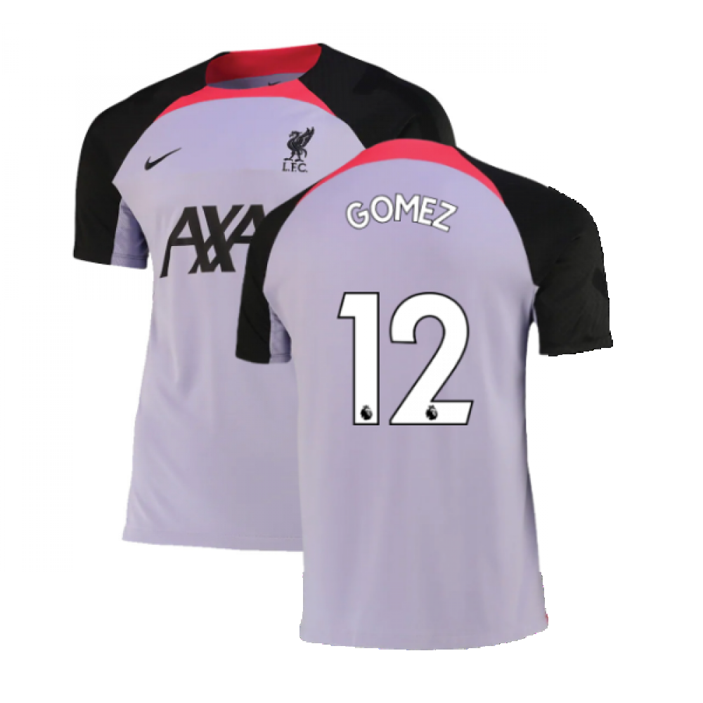 2022-2023 Liverpool Training Shirt (Purple Dawn) (GOMEZ 12)