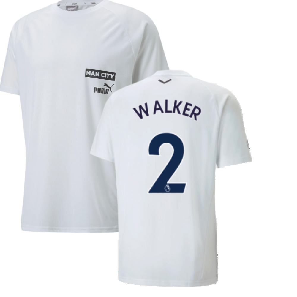 2022-2023 Man City Casuals Tee (White) (WALKER 2)